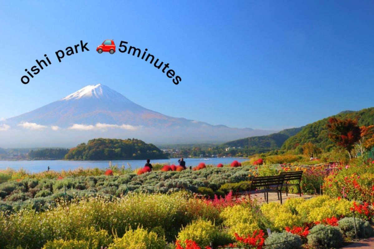 View Of Mt Fuji Free Transportation Bicycle Rental Ok 富士山眺望 Fujikawaguchiko Εξωτερικό φωτογραφία