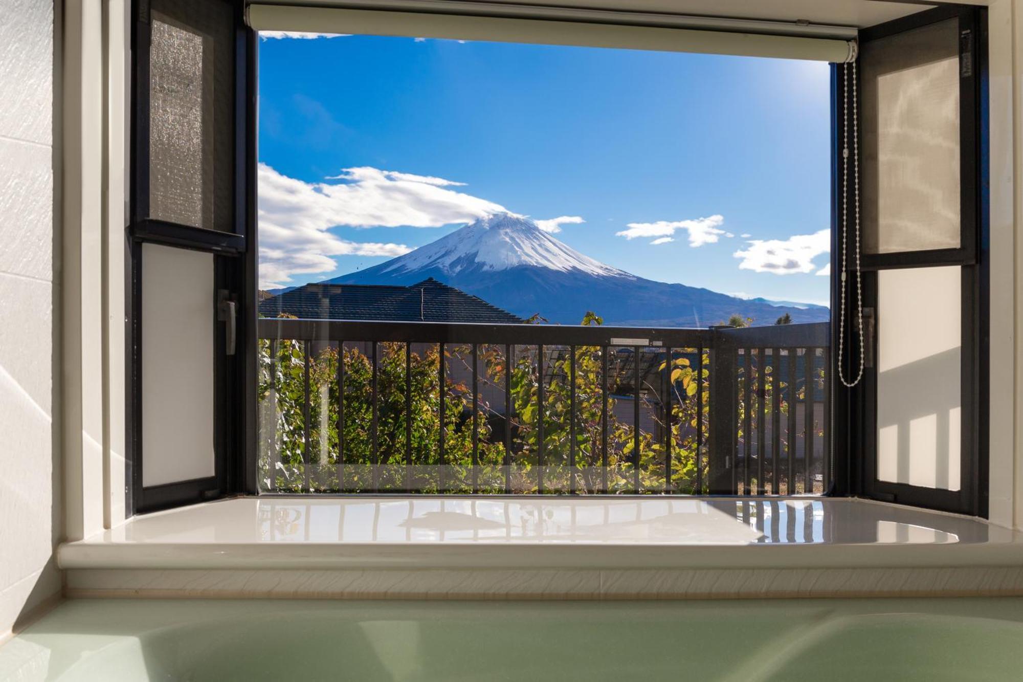 View Of Mt Fuji Free Transportation Bicycle Rental Ok 富士山眺望 Fujikawaguchiko Εξωτερικό φωτογραφία